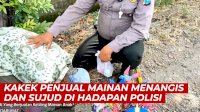 VIDEO: Diberi Rp 5 Juta, Kakek Penjual Mainan Menangis dan Sujud di Hadapan Polisi
