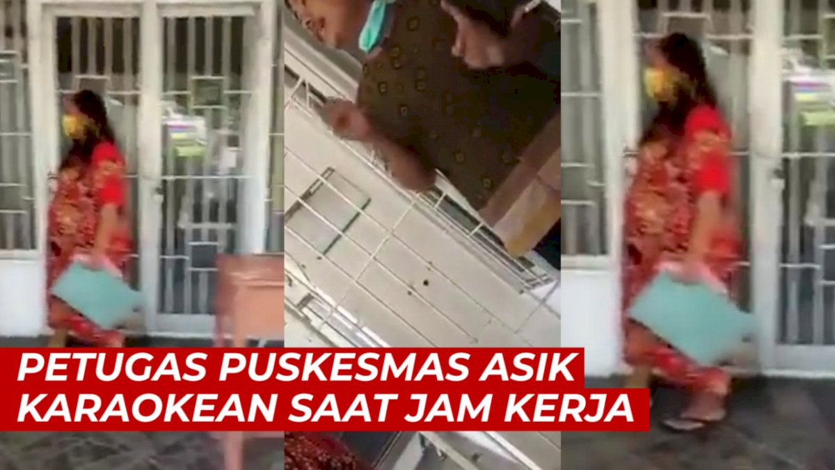 VIDEO: Heboh, Petugas Puskesmas Asik Karaokean saat Jam Kerja, Tolak Warga Positif Covid-19