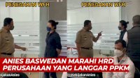 VIDEO: Detik-detik Anies Baswedan Marahi HRD Perusahaan yang Langgar PPKM Darurat