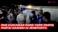 VIDEO: RMS Kukuhkan Paris Yaris Pimpin Partai Nasdem di Jeneponto
