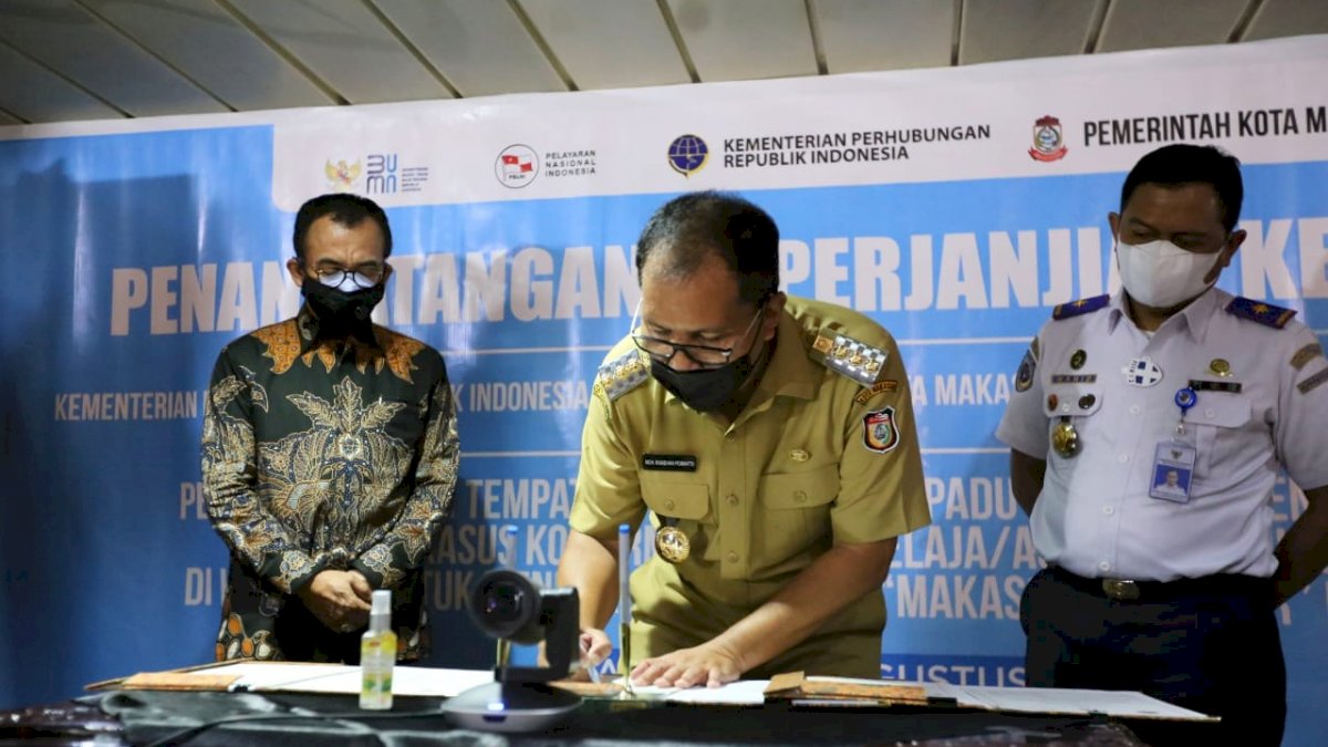 Tekan Angka Penularan Covid-19, Danny Lakukan Penandatanganan Kerjasama KM Umsini