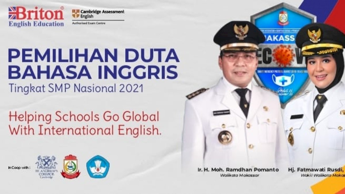 Pemilihan Duta Bahasa Inggris Tingkat SMP se Kota Makassar Siap Digelar, Berikut Syaratnya