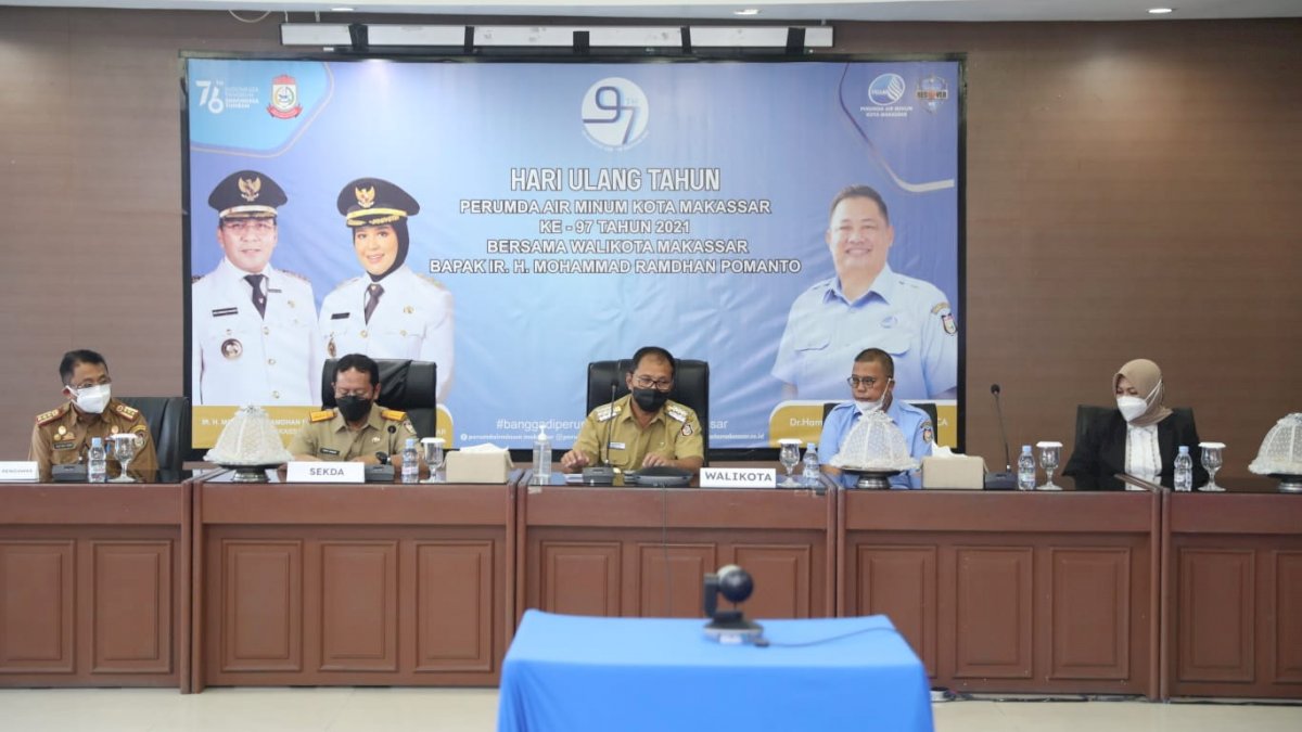 HUT ke-97, Danny Harap Perumda Air Minum Kota Makassar Lakukan Pembenahan
