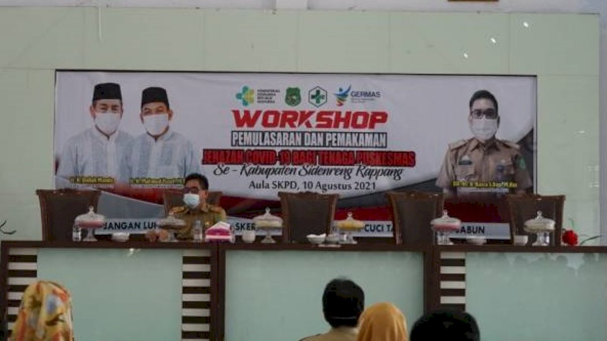 Pemkab Sidrap Gelar Workhsop Pemulasaran dan Pemakaman Jenazah Pasien COVID-19
