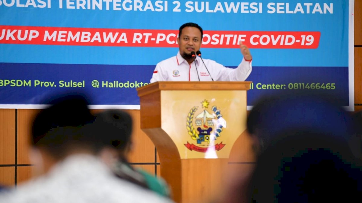 Andi Sudirman Sulaiman Lauching Fasilitas Isolasi Terintegrasi 2 Sulsel