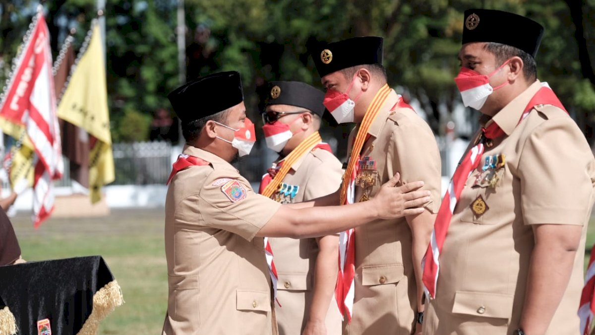 Bupati Gowa Diganjar Penghargaan Tertinggi di Bidang Kepramukaan