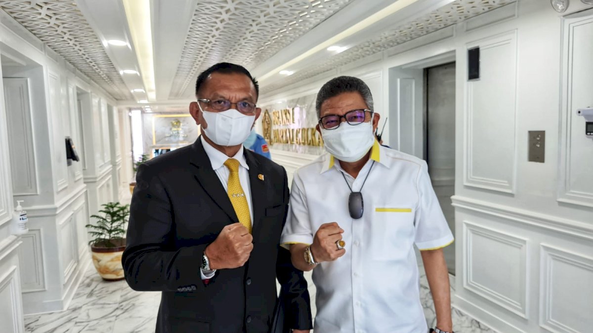 Pesan Sekjen Lodewijk ke Taufan Pawe: Terus Fokus Kerja Besarkan Golkar