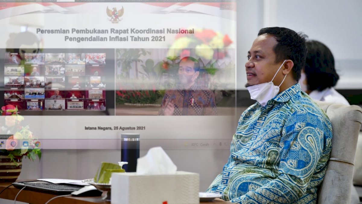 Ikut Rakornas Pengendalian Inflasi, Plt Gubernur Sulsel Akan Maksimalkan Ekspor Komoditas Pertanian