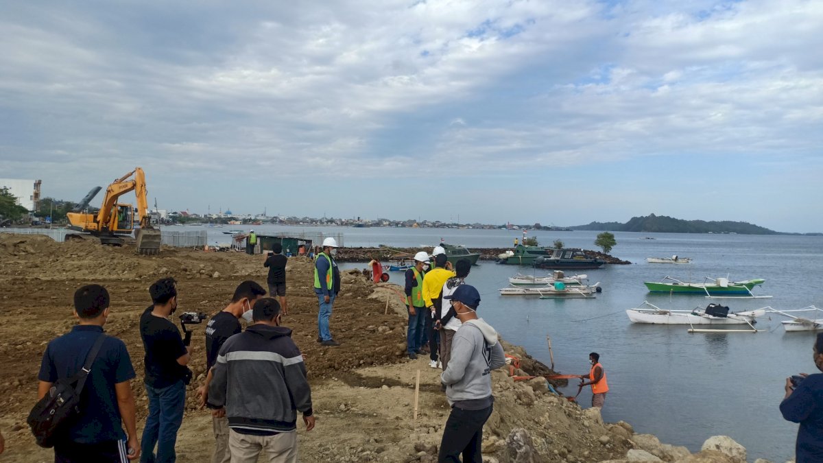 Akhir Pekan, Walikota Taufan Pawe Pantau Pembangunan Dua Ikon Kota