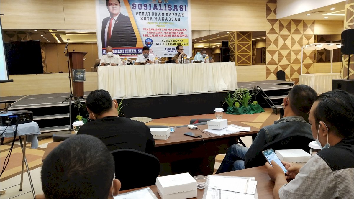 Ketua Fraksi NasDem DPRD Makassar Minta Warga Sosialisasikan Perda Minol