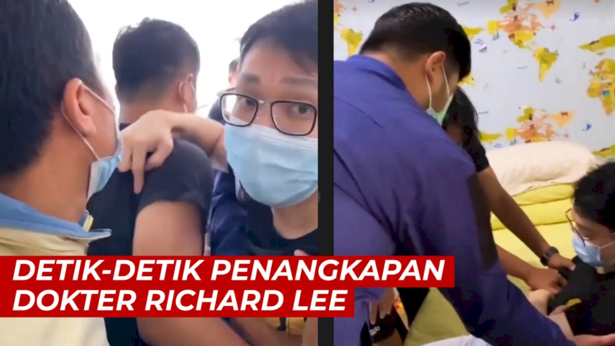 VIDEO: Detik-detik Penangkapan Dokter Richard Lee, Istri Manangis Histeris