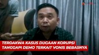 VIDEO: Terdakwa Kasus Dugaan Korupsi Jembatan Bosalia Jeneponto Tanggapi Demo Terkait Vonis Bebasnya