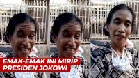 VIDEO: Emak-emak di Makassar Mirip Presiden Jokowi, Netizen: Mirip Banget