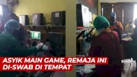 VIDEO: Asyik Main Game Online, Remaja Ini Di-Swab di Tempat