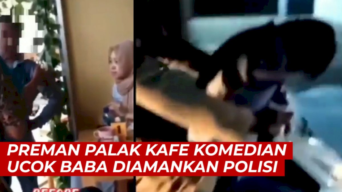 VIDEO: Viral, Preman Palak Kafe Komedian Ucok Baba Diamankan Polisi