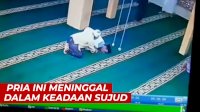 VIDEO: Innalillahi, Pria Ini Meninggal Dalam Keadaan Sujud saat Salat di Masjid