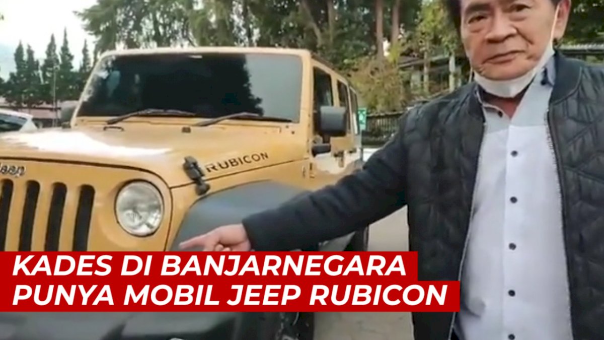 VIDEO: Bupati Banjarnegara Pamerkan Mobil Jeep Rubicon Milik Kades
