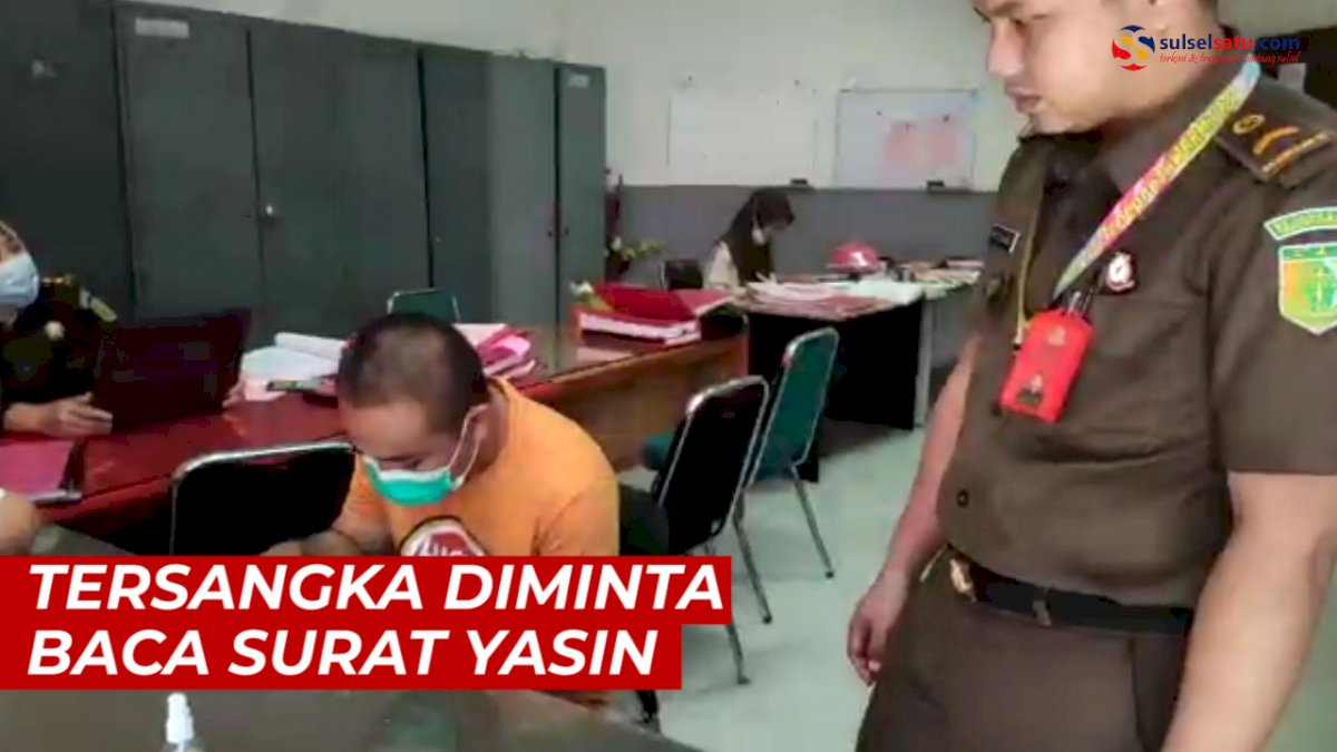 VIDEO: Program Baru Pidum Kejari Jeneponto, Tersangka Diminta Baca Surat Yasin