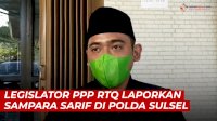 VIDEO: Legislator PPP DPRD Makassar RTQ Laporkan Sampara Sarif di Polda Sulsel