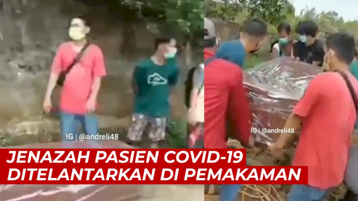 VIDEO: Jenazah Pasien COVID-19 Ditelantarkan di Area Pemakaman