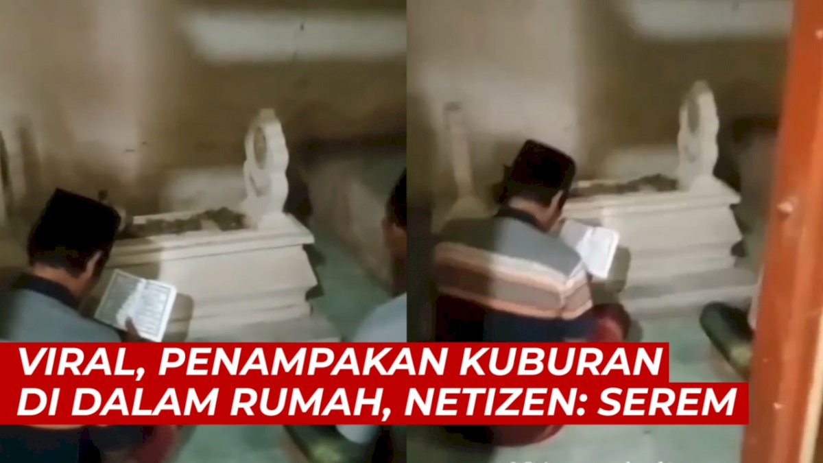 VIDEO: Viral, Penampakan Kuburan di Dalam Rumah