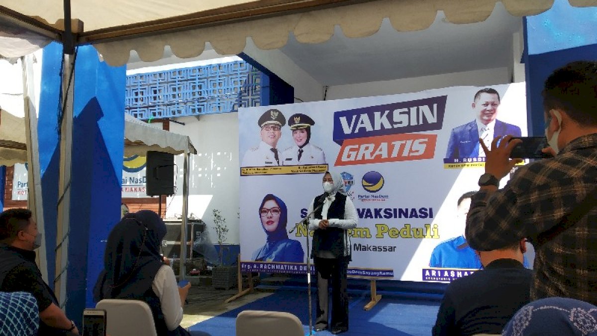 DPD Nasdem Kota Makassar Gelar Vaksinasi Massal