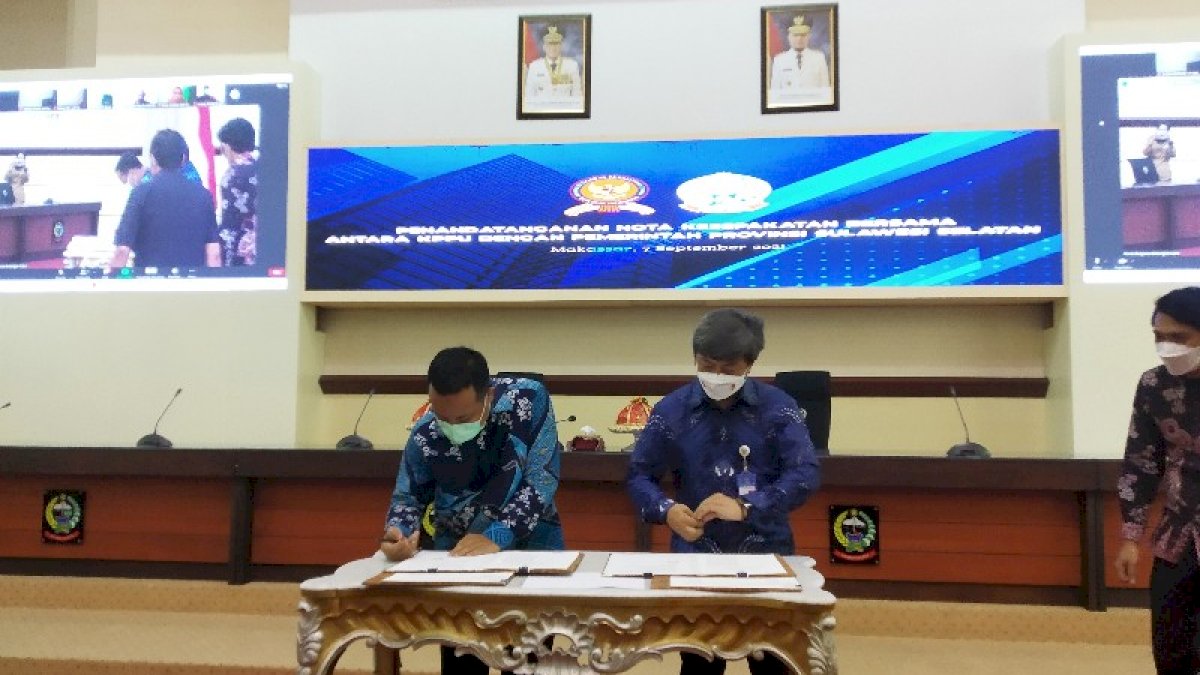 Pemprov Sulsel-KPPU Teken MoU Peningkatan Kemitraan UMKM di Sulsel