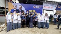 NasDem Barru Gencarkan Vaksinasi, Libatkan Anak Sekolah
