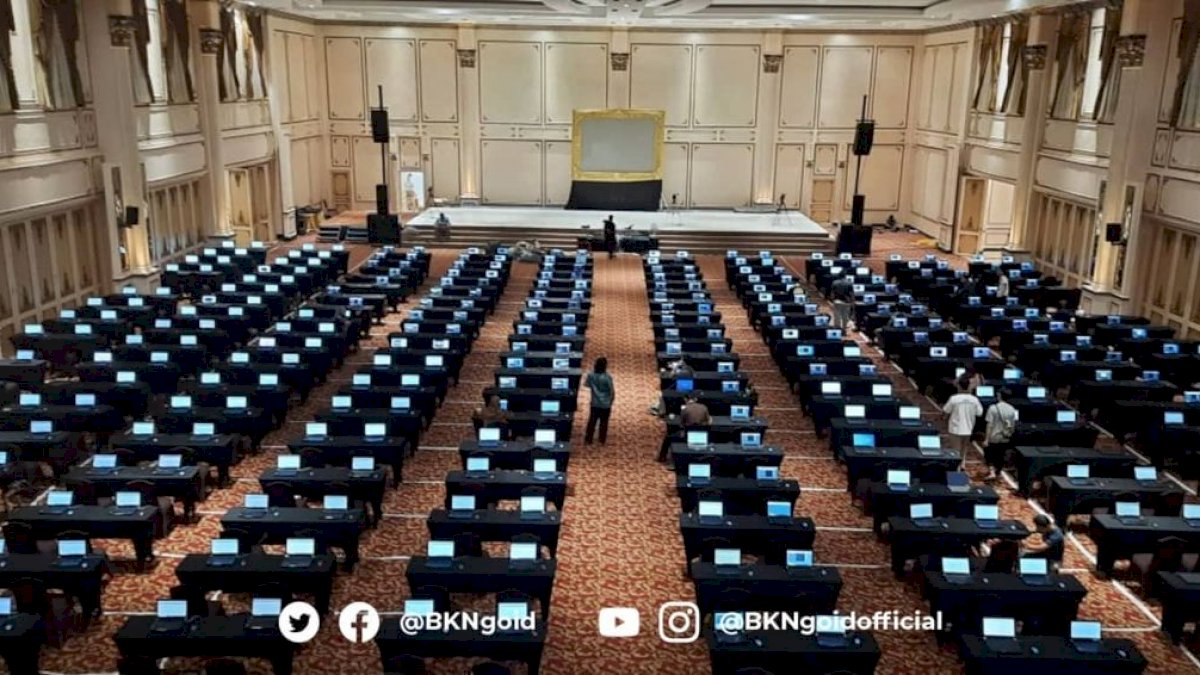 Peserta SKD CPNS 2021 Wajib Pakai Masker 3 Lapis