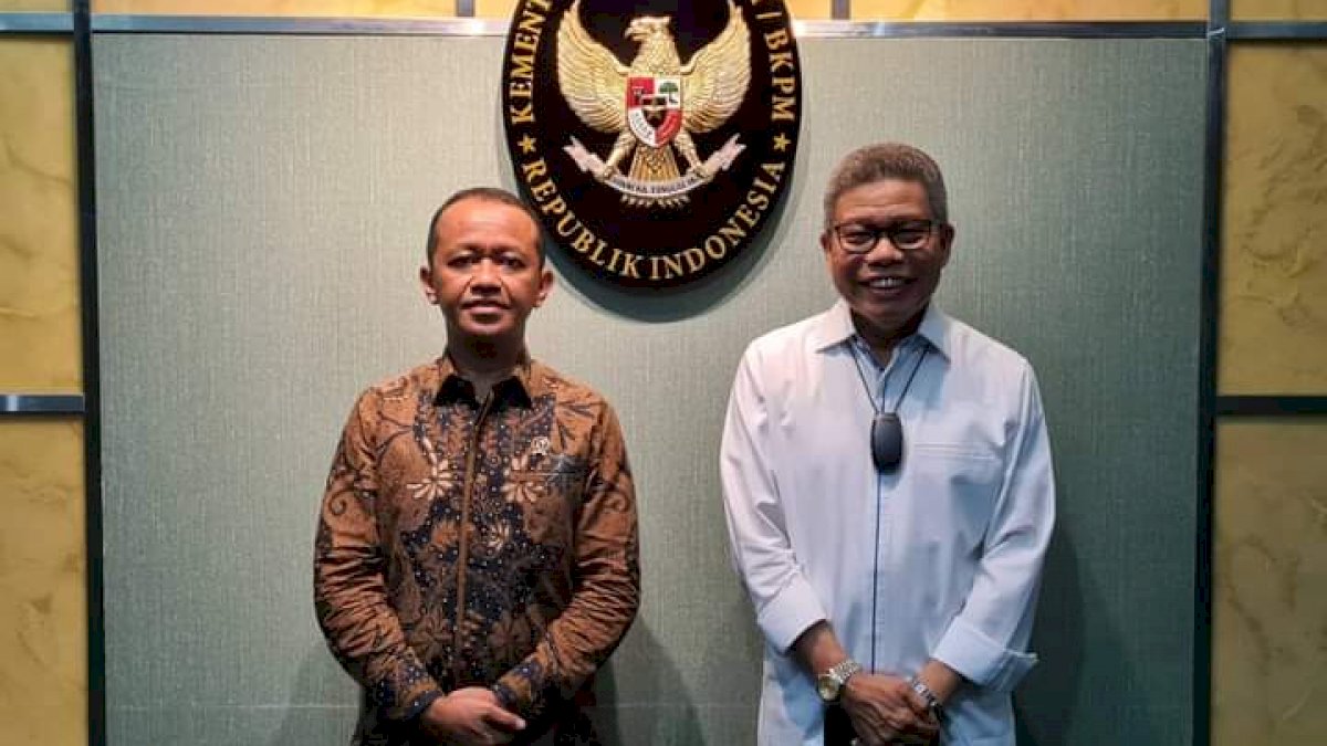 Taufan Pawe dan Menteri Investasi Diskusi Terkait Tantangan Ekonomi di Masa Pandemi Covid-19