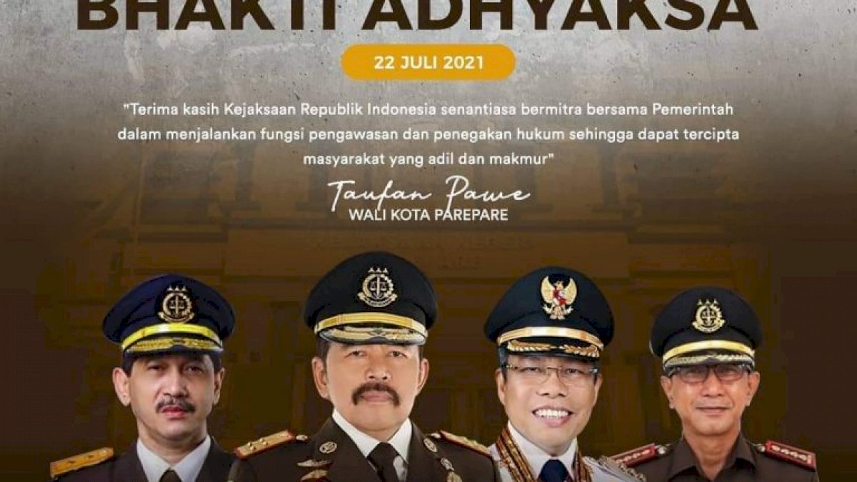 Walikota Parepare Sampaikan Ucapan HBA Ke-61