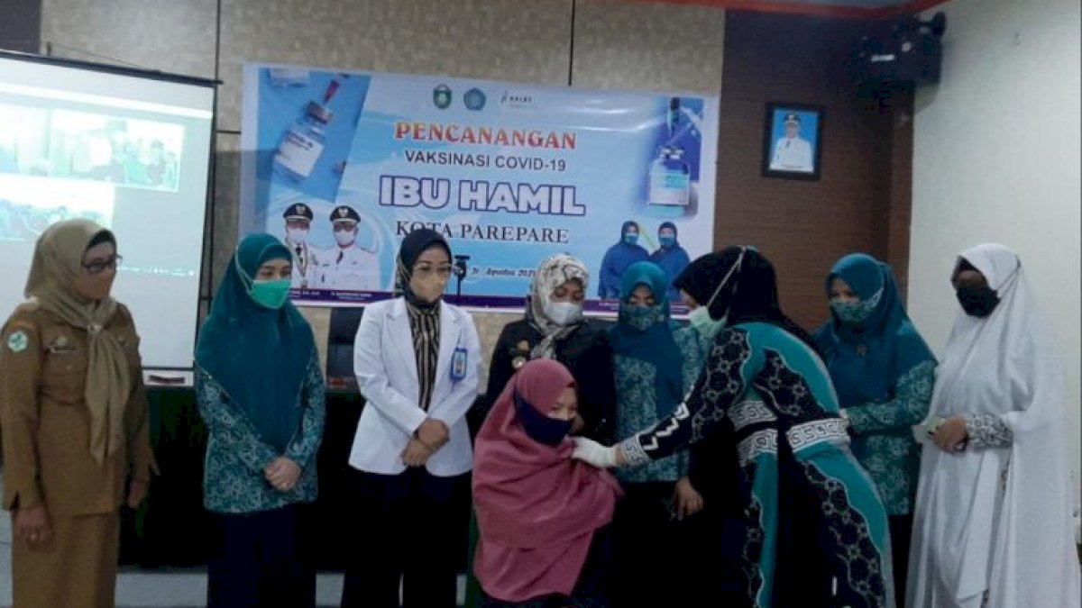 Parepare Launching Pencanangan Vaksinasi Covid-19 Bagi Ibu Hamil