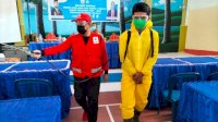 Persiapan Sekolah Tatap Muka, Wabup Takalar Pantau Penyemprotan Disinfektan di Sejumlah SMA