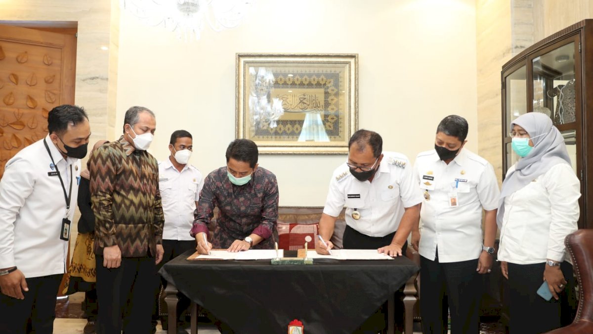 Teken MoU, UIN Alauddin – Pemkot Makassar Kaloborasi Garap Pesisir 