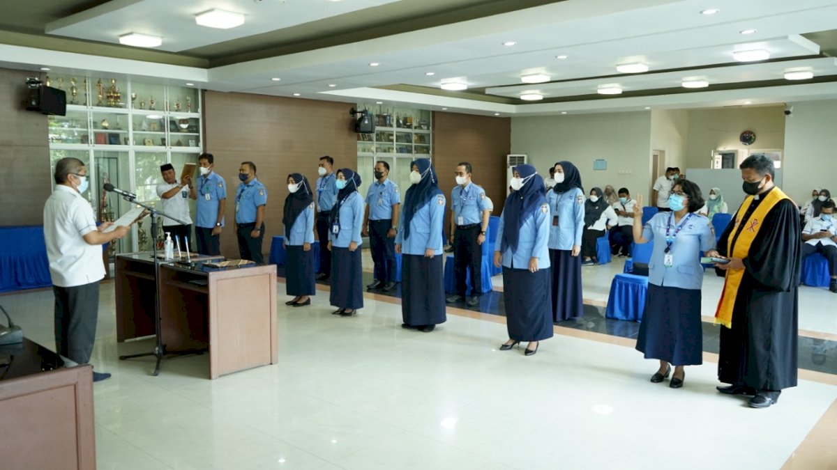 Rotasi Pejabat, Direksi PDAM Lantik Tiga Kepala Bagian Baru