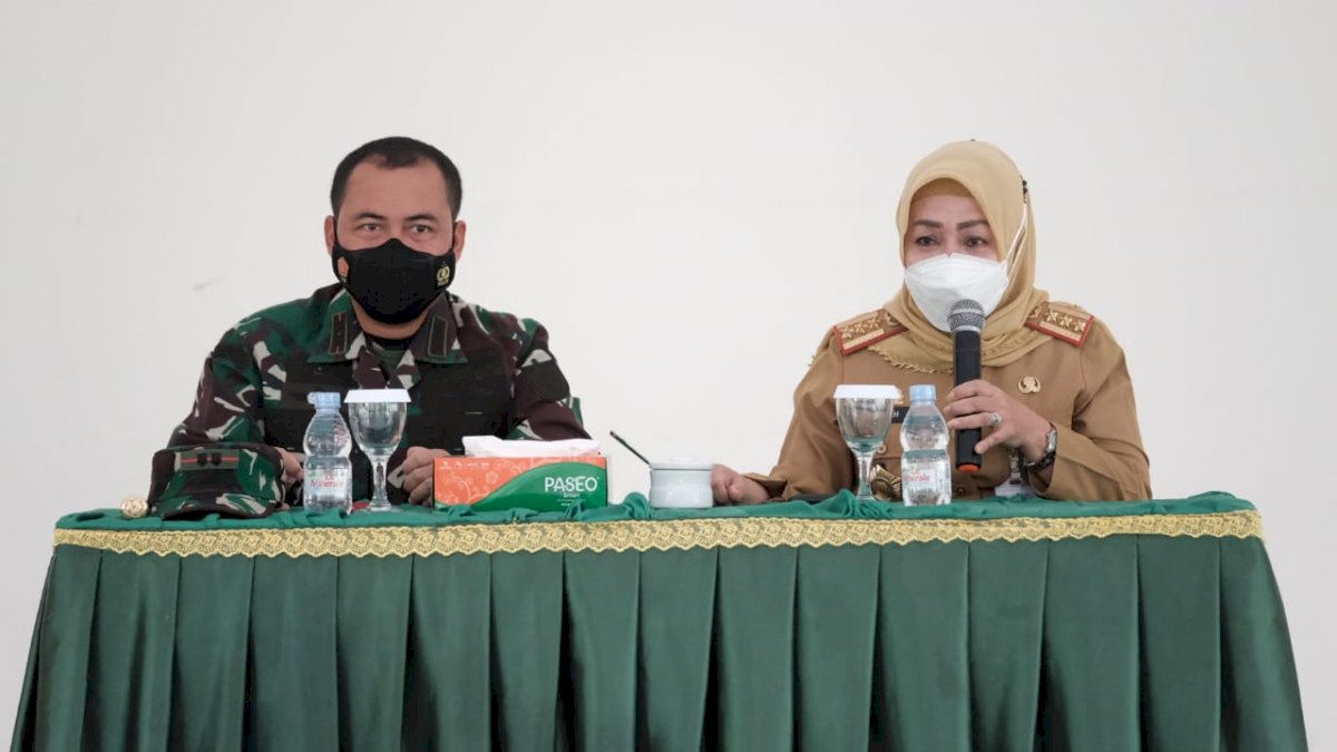 Vaksinasi Massal Pemkab Gowa Bersama Kodim 1409 Gowa Sasar Enam Pasar Tradisional 