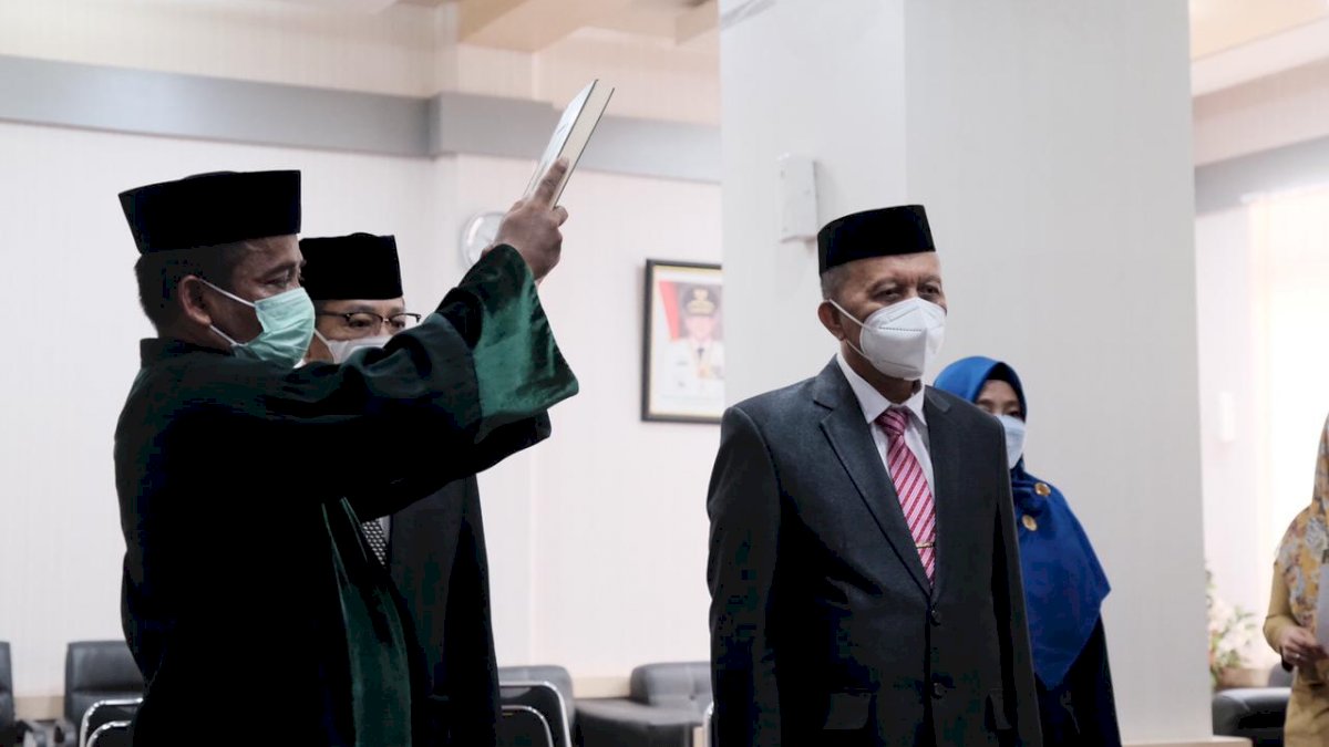 Sekda Sulsel Lantik Pejabat Fungsional Lingkup Pemprov Sulsel