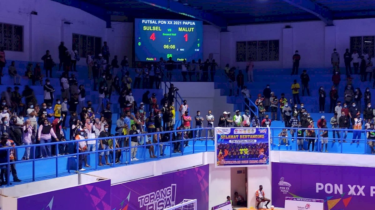 Tim Futsal Sulsel Menang Telak Lawan Maluku Utara