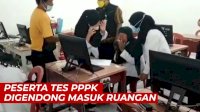 VIDEO: Perjuangan Guru Honorer Penderita Stroke Ikut Seleksi PPPK, Digendong Masuk Ruangan