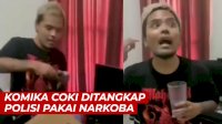 VIDEO: Detik-detik Komika Coki Ditangkap Polisi Pakai Narkoba