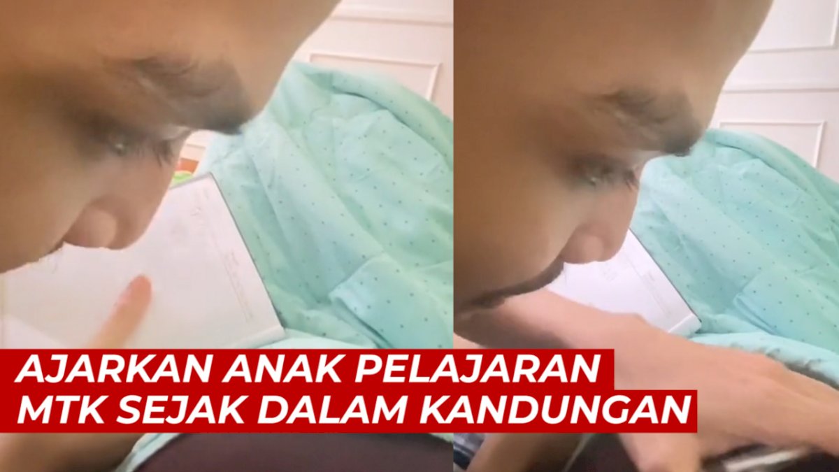 VIDEO:  Aksi Ngakak Suami Ajarkan Anak Pelajaran MTK Sejak dalam Kandungan