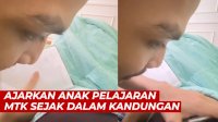 VIDEO: Aksi Ngakak Suami Ajarkan Anak Pelajaran MTK Sejak dalam Kandungan