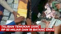 VIDEO: Taliban Temukan Uang Rp 93 Miliar dan 18 Batang Emas di Rumah Mantan Wapres Afganistan