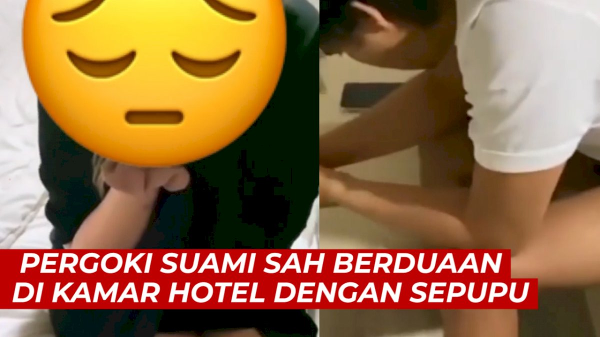 VIDEO: Viral, Istri Pergoki Suami Sah Berduaan di Kamar Hotel dengan Sepupu