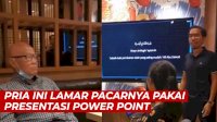 VIDEO: Viral, Pria Ini Lamar Pacarnya Pakai Presentasi Power Point