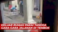 VIDEO: Jalan 7 Keluarga Dihalangi Tembok 2 Meter, Keluar Masuk Rumah Pakai Tangga