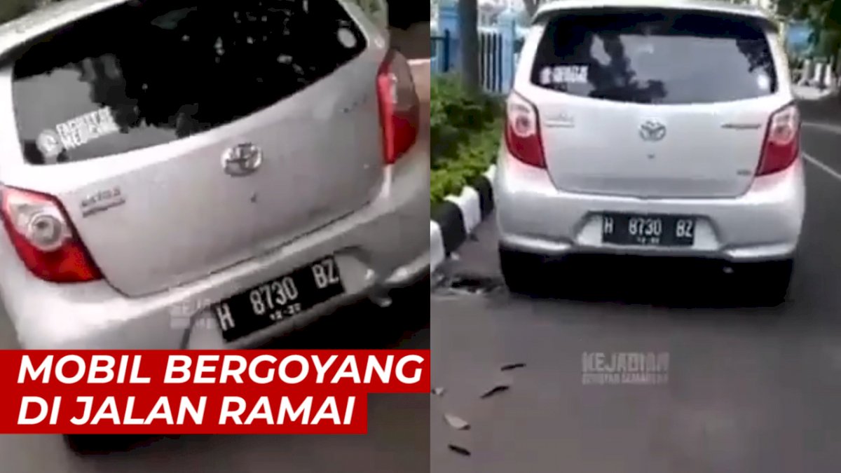 VIDEO: Mobil Bergoyang di Jalan Ramai, Sijoli Tancap Gas saat Terciduk Berduaan
