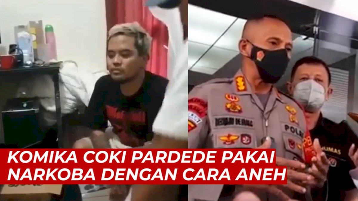 VIDEO: Komika Coki Pardede Pakai Narkoba dengan Cara Aneh, Polisi: Suntik Lewat Anus