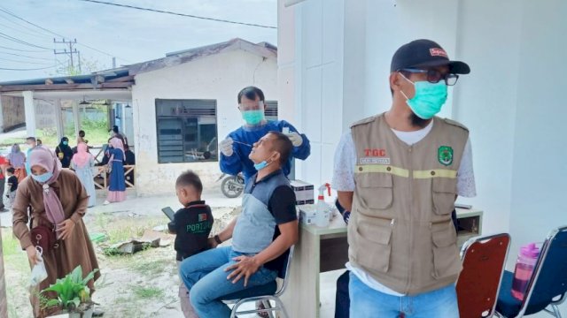 Kades Terpilih di Luwu Utara Jalani Swab Antigen