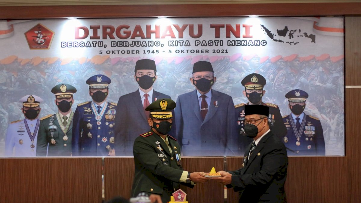 Hadiri Acara Peringatan HUT TNI ke-76, Pangerang Rahim Sampaikan Ini